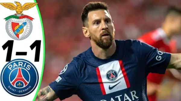 Benfica vs PSG 1 - 1 (Champions League 2022 Goals & Highlights)