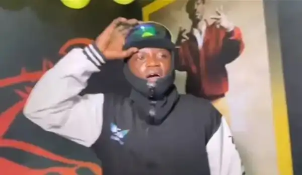 Na Too Much Drugs – Nigerians React To A Video Of Portable Unable To Stand Still During An Interview