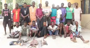 Police raid black spots in Minna, arrest 19 suspects