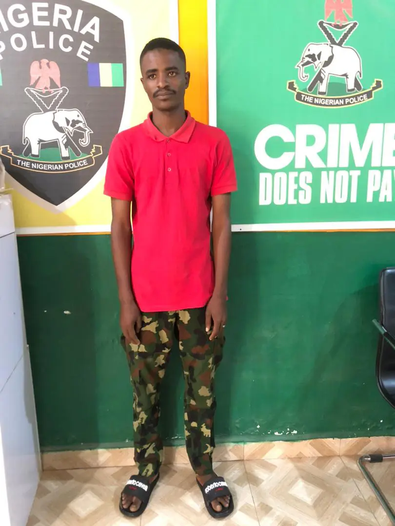Police apprehend 30-year-old fake soldier in Bauchi