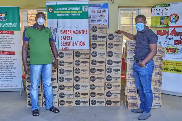Dettol Donates Hygiene Products to Support Lagos State