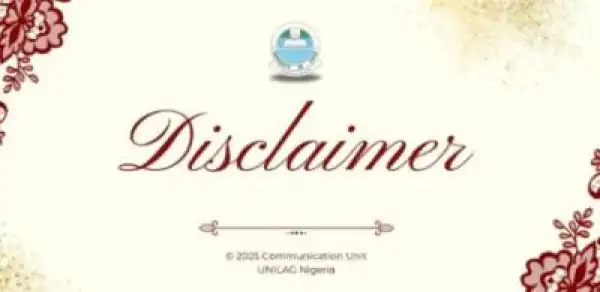 UNILAG scam alert notice to prospective postgraduate students