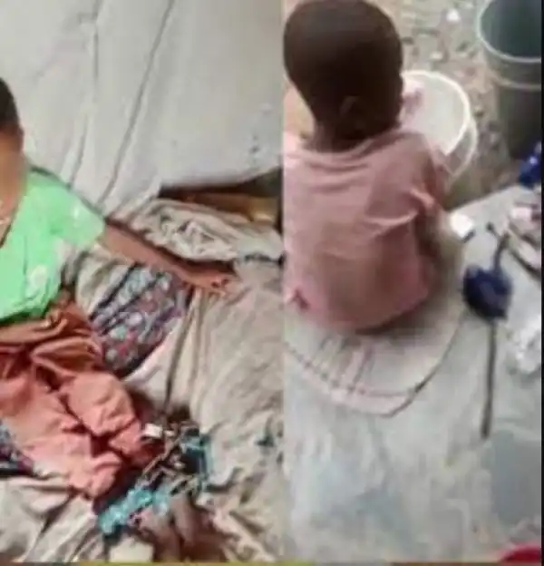 Unbelievable! Man And His Wife Nabbed For Chaining Seven-Year-Old Son Inside A Room In Imo