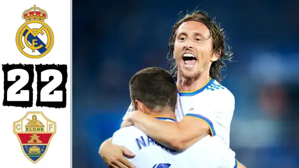 Real Madrid vs Elche 2 − 2 (LaLiga 2022 Goals & Highlights)