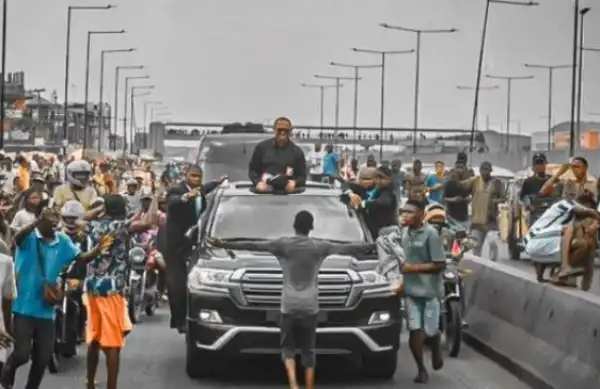 Cubana Chief Priest Offers Scholarship To Boy Who Stood In Front Of Peter Obi’s Convoy