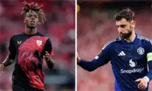 Europa League: Nico Williams responds to Bruno Fernandes’ claims
