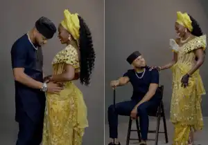 Charles Okocha Shares More Loved Up Photos Form His Wedding Photoshoot