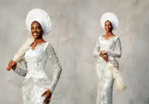 Chidimma Adetshina Stuns in Beautiful White Attire for Independence Day