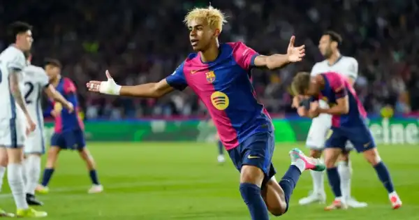UCL: Lamine Yamal breaks Mbappe’s record after Barcelona draw 3-3 with Inter Milan