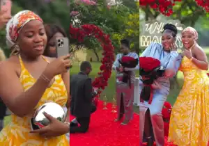 Veeke James reaction goes viral as she shares video of her brother’s engagement