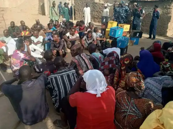 92 Suspects Arrested, 22 Cartons Of Liquor Destroyed In Yobe (Photos)