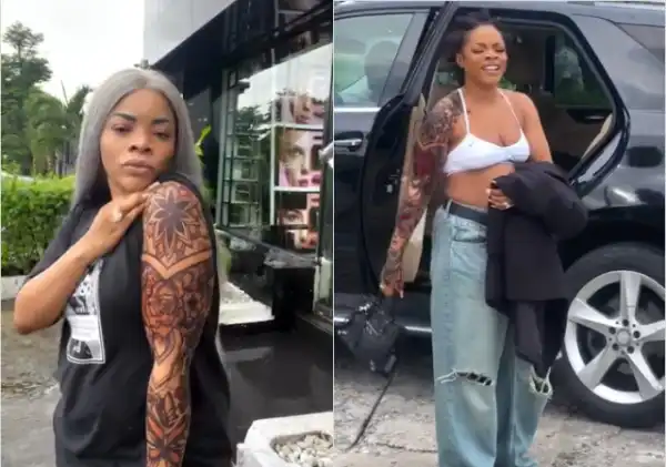 Laura Ikeji Shows Off New Arm Tattoo, Shares Online Reactions She Received In Video