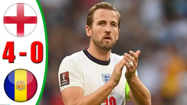 England vs Andorra 4 − 0 (2022 World Cup Qualifiers Goals & Highlights)