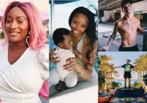 Ryan Taylor, DJ Cuppy’s Ex – Lover Shows Off His Girlfriend and Their Child