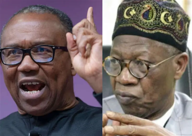 Treason allegation against me malicious,’ Peter Obi knocks Lai Mohammed