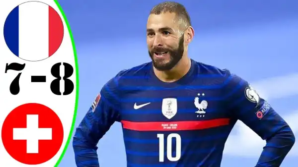 France vs Switzerland 3 - 3 (Pen 7-8) (EURO 2020 Goals & Highlights)