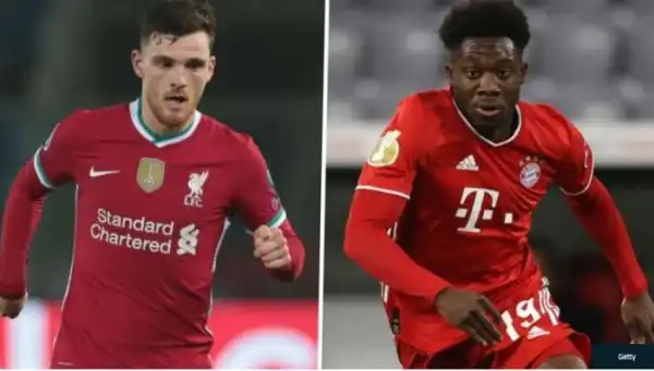 Robertson & Davies Ranked As World’s Best Left-Backs