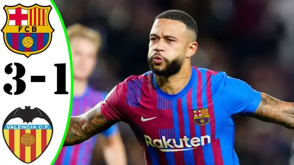 Barcelona vs Valencia 3 - 1 (LaLiga 2021 Goals & Highlights)