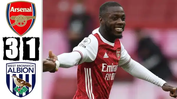 Arsenal vs West Brom 3 - 1  (Premier League Goals & Highlights 2021)