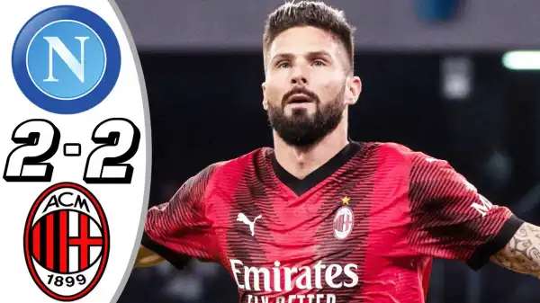Napoli vs AC Milan 2 - 2 (Serie A Goals & Highlights)