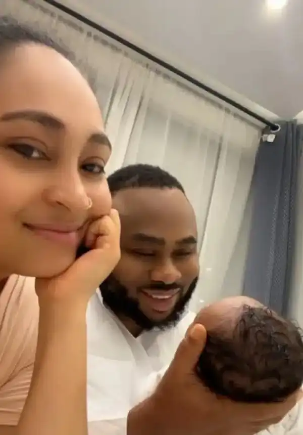 Actress Rosy Meurer Shares Adorable Video of Churchill Doing Daddy Duties at 3 a.m