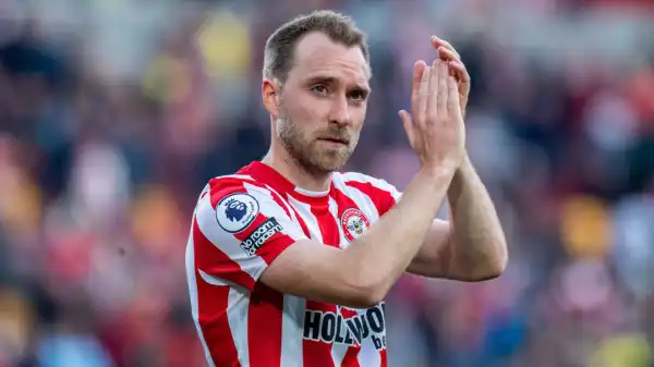 Christian Eriksen bids farewell to Brentford in social media post