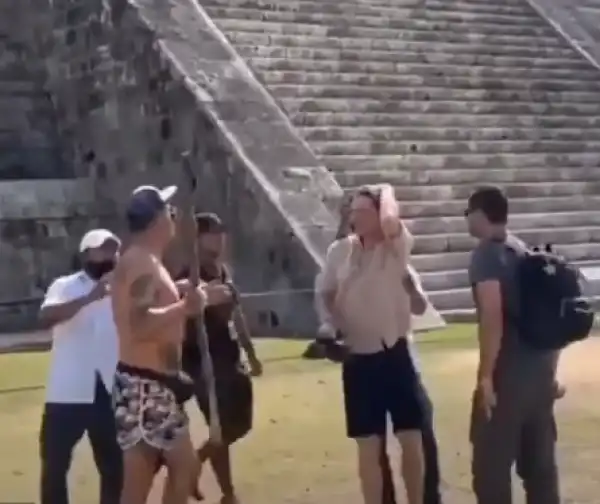 Polish tourist beaten with sticks in Mexico after he scaled sacred Mayan temple