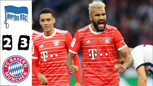 Hertha Berlin vs Bayern Munich 2 - 3 (Bundesliga 2022 Goals & Highlights)
