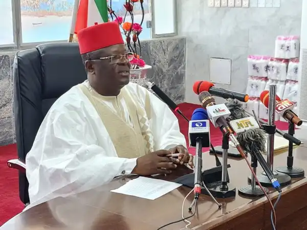 2023: Umahi warns politicians against killing in Onicha LGA, rains curses