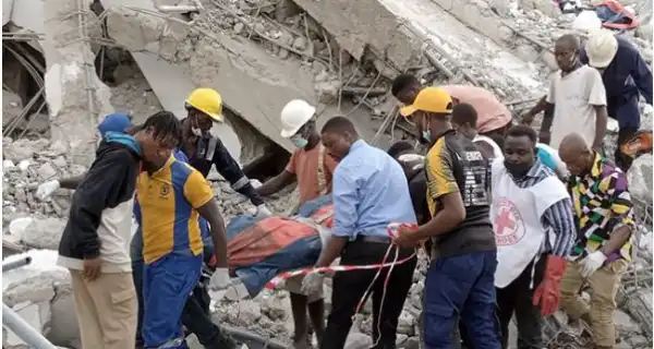 UPDATED: Death Toll Rises To 20 In Ikoyi Building Collapse