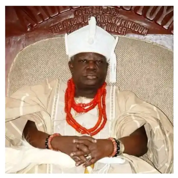 Akran of Badagry, Oba Menu-Toyi I, dies at 89