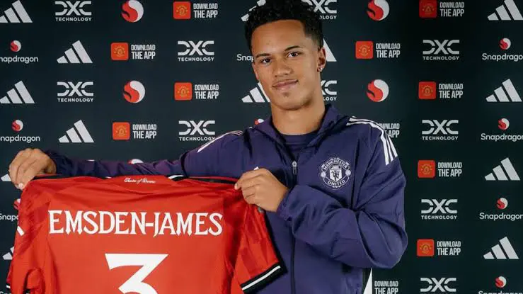 Transfer: Man Utd complete Emsden -James’ signing