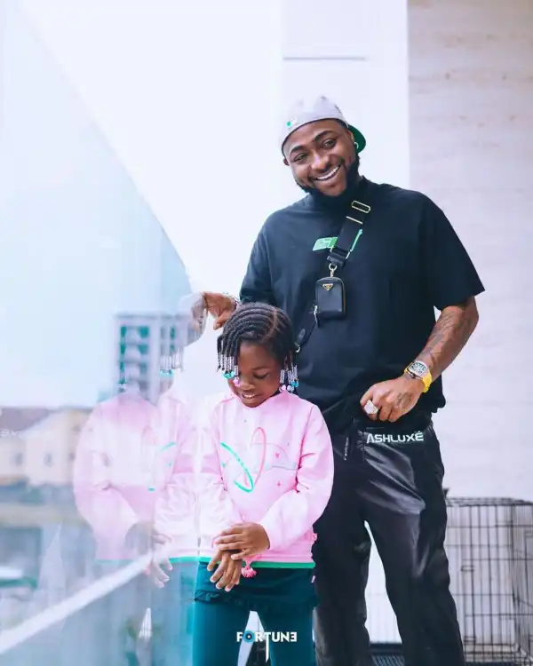 Davido Thrills Daughter, Imade With Shopping Spree In Disneyland (Video)