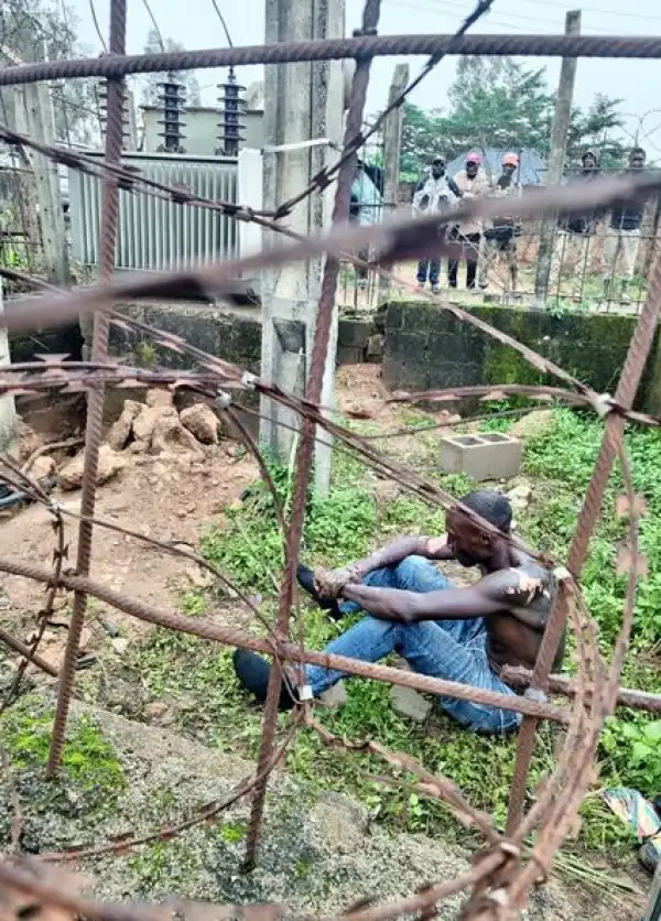 Suspected Cable Thief Escapes Death After Being Electrocuted While Allegedly Vandalizing Transformer In Jos
