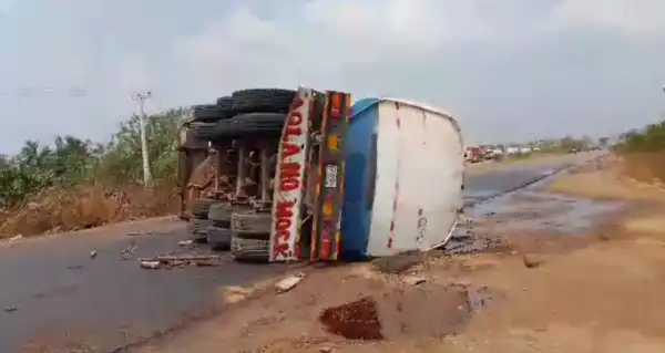 Another petroleum tanker falls in Ibadan