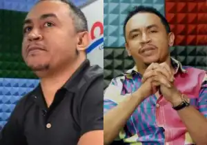 “Pastors dey overdo” – Daddy Freeze responds as Portable slaps pastor for ‘preaching at his bar’