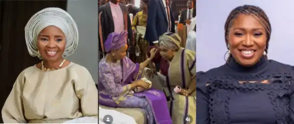 Fans React To Heartwarming Interaction Between Mama Oyedepo And Pastor Bimbola Davids