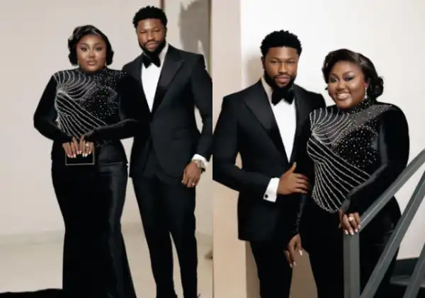 Nollywood Actor Stan Nze & Wife, Blessing Obasi Step Out In style