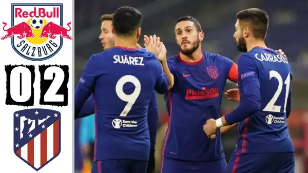 Salzburg vs Atletico Madrid 0 - 2 (UCL Goals & Highlights)