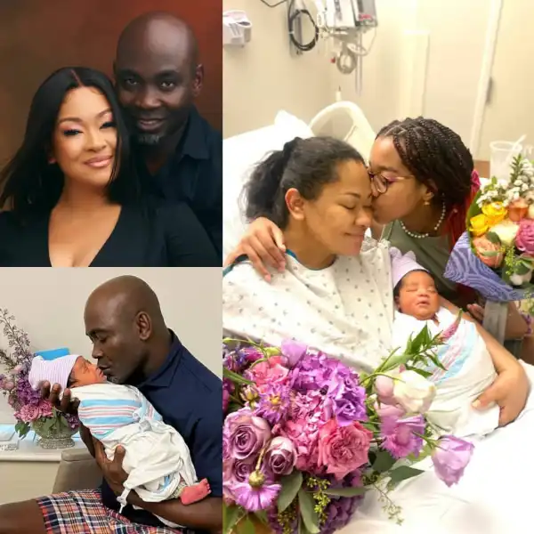 Politician Natasha Akpoti And Husband, Emmanuel Uduaghan Welcome Baby Boy (Photos)