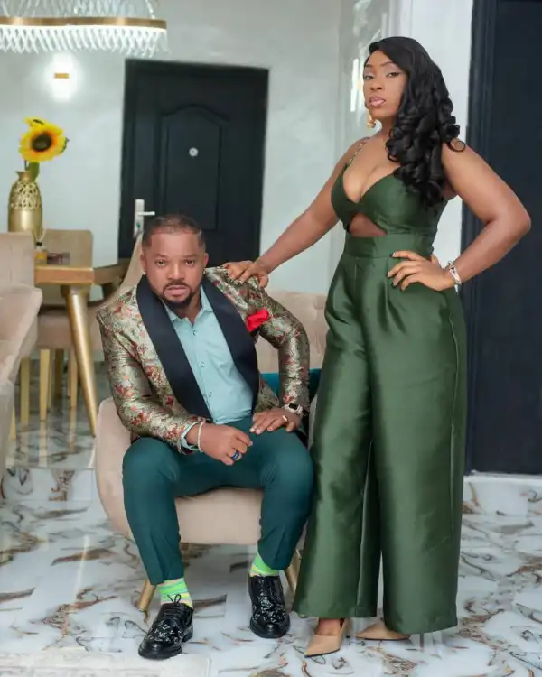Nigerian Actor, Walter Anga And Wife Celebrate 12th Wedding Anniversary (Photos)
