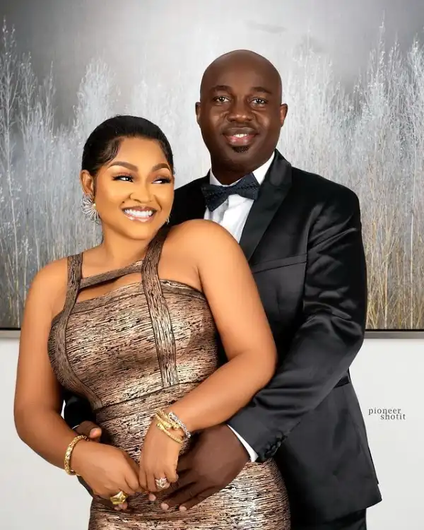 My Boo Is Hell Bent On Feeding Me Fat – Mercy Aigbe Says As She Goes On Lunch Date With Husband (Video)