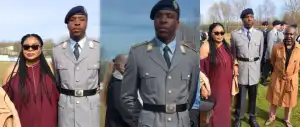 Former Nollywood Actress Sandra Achums’ Son enlists in the German Army