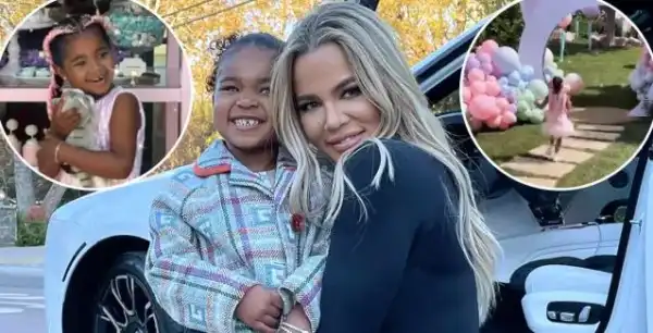 Khloe Kardashian Throws Huge Cat-Themed Party For Daughter As She Turns Four