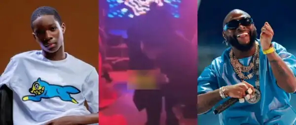 “Life No Hard”- Fans React As Wizkid’s Son Bolu Enjoys Davido’s Song At Event