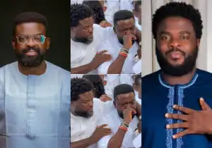 Aremu Afolayan Cries As He Says Sorry To His Elder Brother Kunle Afolayan