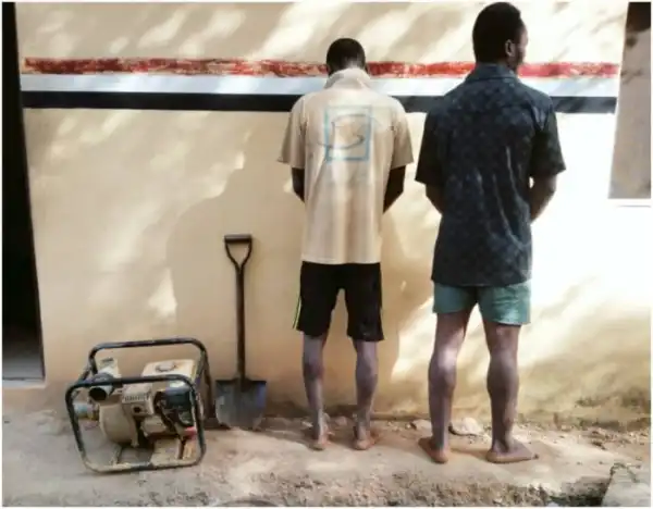 JUST IN!!! Osun State NSCDC Arrests Two Illegal Miners, Vows To Make More Arrests