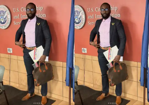 Actor Gbenro Ajibade becomes a U.S. citizen
