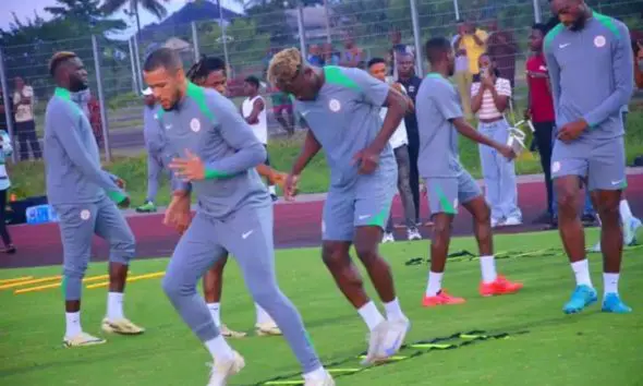 AFCON 2025Q: Full house in Abidjan as Super Eagles hold first training