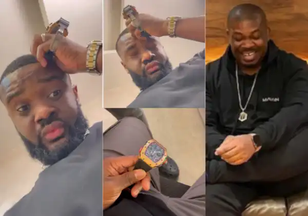 Don Jazzy Response Sparks Buzz After Actor William Uchemba Took His Richard Mille Wrist Watch Worth N646M